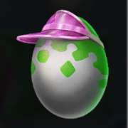 Green egg symbol in Jurassic Party pokie