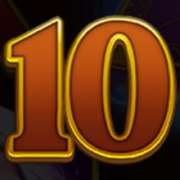 10 symbol in Book of Wizard: Crystal Chance pokie