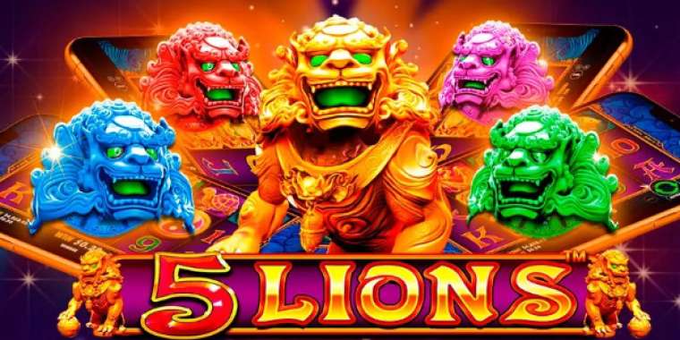 Play 5 Lions pokie NZ
