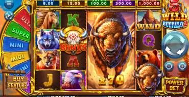 5 Wild Buffalo 2: Slot machine