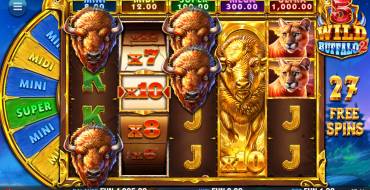 5 Wild Buffalo 2: Free spins