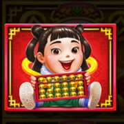 Red girl symbol in Caishen Wealth Hold and Win pokie