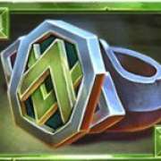 Green amulet symbol in Hammer Gods pokie