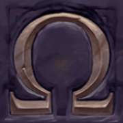 Omega symbol in Golden Gorgon pokie