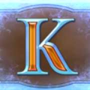 K symbol in Frozen Gems pokie