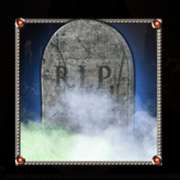Tombstone symbol in Retro Horror pokie
