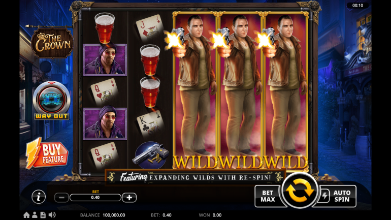 Slots design in The Crown Theme in The Crown