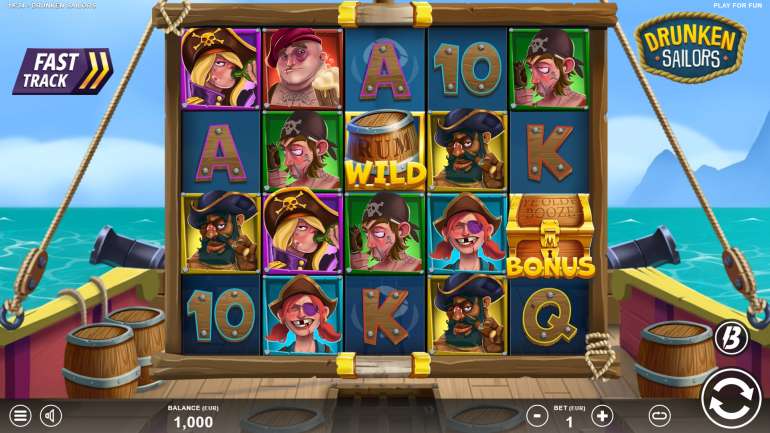 Slot's design in Drunken Sailors Drunken Sailors