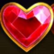 Hearts symbol in Diamond Fortunator Hold and Win pokie