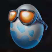 Blue egg symbol in Jurassic Party pokie