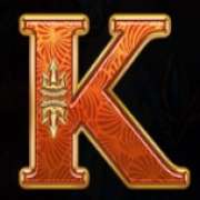 K symbol in Poseidon's Rising Expanded Edition pokie