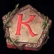 K symbol in 15 Crystal Roses A Tale of Love pokie