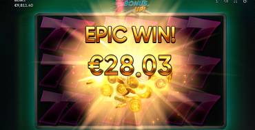 7 Bonus Up: Winnings