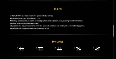 7 Bonus Up: Rules