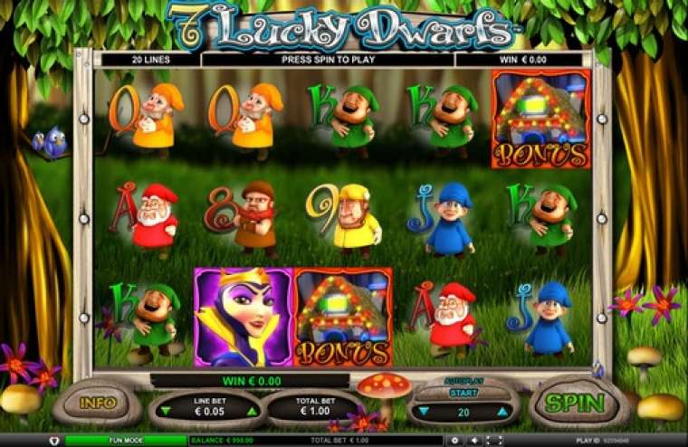Play 7 Lucky Dwarfs pokie NZ