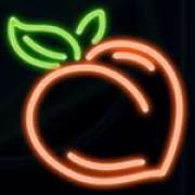 Peach symbol in Glowing Fruits pokie