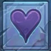hearts symbol in Legend of the Ice Dragon pokie