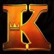 K symbol in Majestic King Sunset pokie