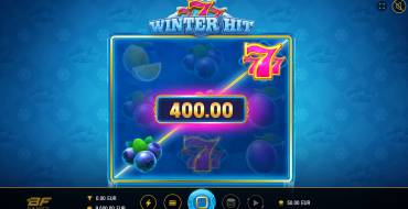 777 Winter Hit: Winnings