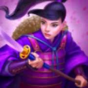 Spearwoman symbol in Rising Samurai: Hold and Win pokie