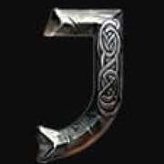 J symbol in Vikings Creed pokie