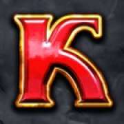 K symbol in Merlins Revenge Megaways pokie