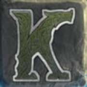 K symbol in Asgardian Stones pokie