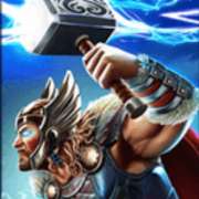 Thor symbol in 2 Gods: Zeux VS Thor pokie