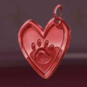 Hearts symbol in Doggy Riches Megaways pokie