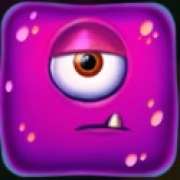 Purple monster symbol in Space Miners pokie