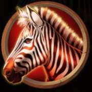 Zebra symbol in Majestic King Sunset pokie