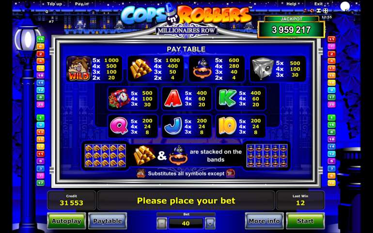 Cops ‘n’ Robbers – Millionaires Row