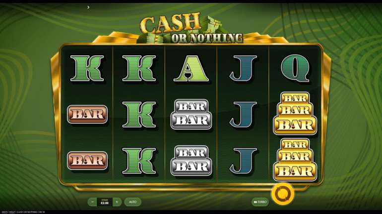 The slot is about money in Cash or Nothing Cash or Nothing