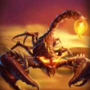 Scorpion symbol in Might of Ra pokie
