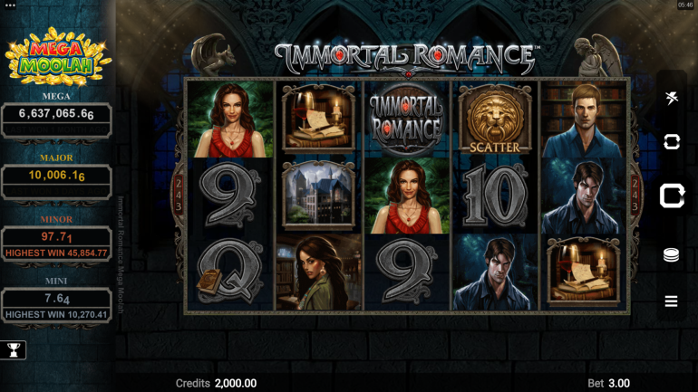 in Immortal Romance Mega Moolah Immortal Romance Mega Moolah
