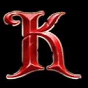 K symbol in Blood Romance pokie