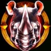 Rhinoceros symbol in African Rampage pokie