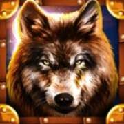 Wolf symbol in Book Of Rampage pokie