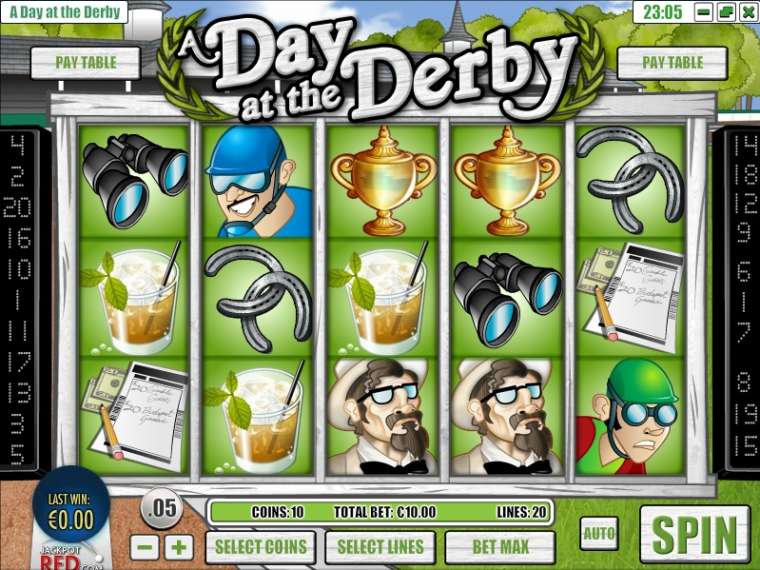 Play A Day at the Derby pokie NZ