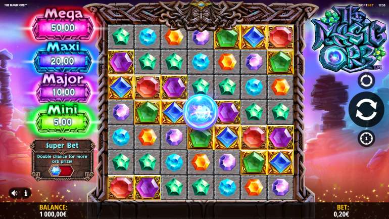 Slot's desgn in The Magic Orb Hold and Win The Magic Orb Hold and Win