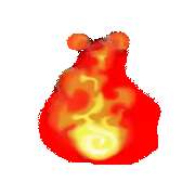Symbol Fire (red) symbol in Nine Tails pokie