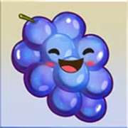 Grape symbol symbol in Tooty Fruity Fruits pokie