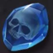 Blue stone symbol in Alice Cooper and the Tome of Madness pokie