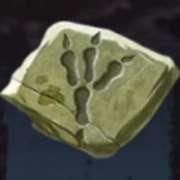 Green paw symbol in Raging Rex 2 pokie