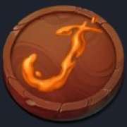J symbol in Dragon's Tavern pokie