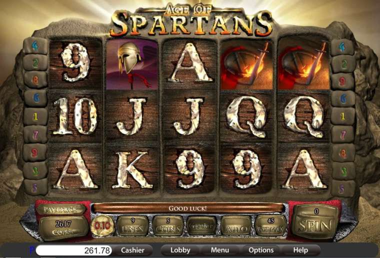 Play Age of Spartans pokie NZ