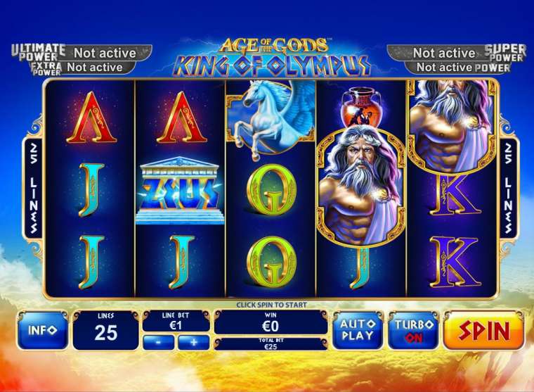 Play Age of the Gods: King of Olympus pokie NZ