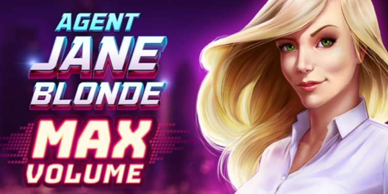 Play Agent Jane Blonde Max Volume pokie NZ