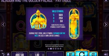 Aladdin and the Golden Palace: Unique features