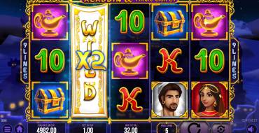 Aladdin and The Magic Carpet: Free spins